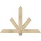 Ekena Millwork Kennewick Rough Sawn Timber Gable Bracket, Douglas Fir, 48"W x 32"H x 4"D x 4"F, 16/12 Pitch GBW048X32X0404KEN00RDF - alternate 1